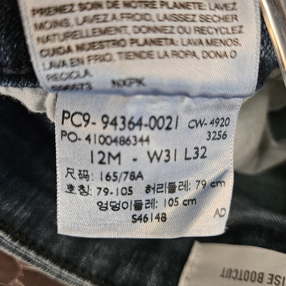 Levi's Signature Mid Rise Bootcut Jeans Womens 12 Western Cowgirl Classic Soft - Picture 6 of 8